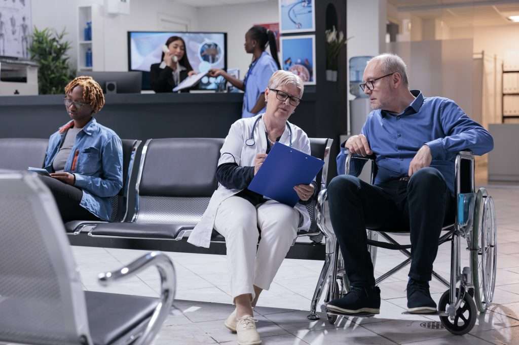Insurance Short Term Disability senior medic consulting man with disability 1024x682 - Insurance Short Term Disability